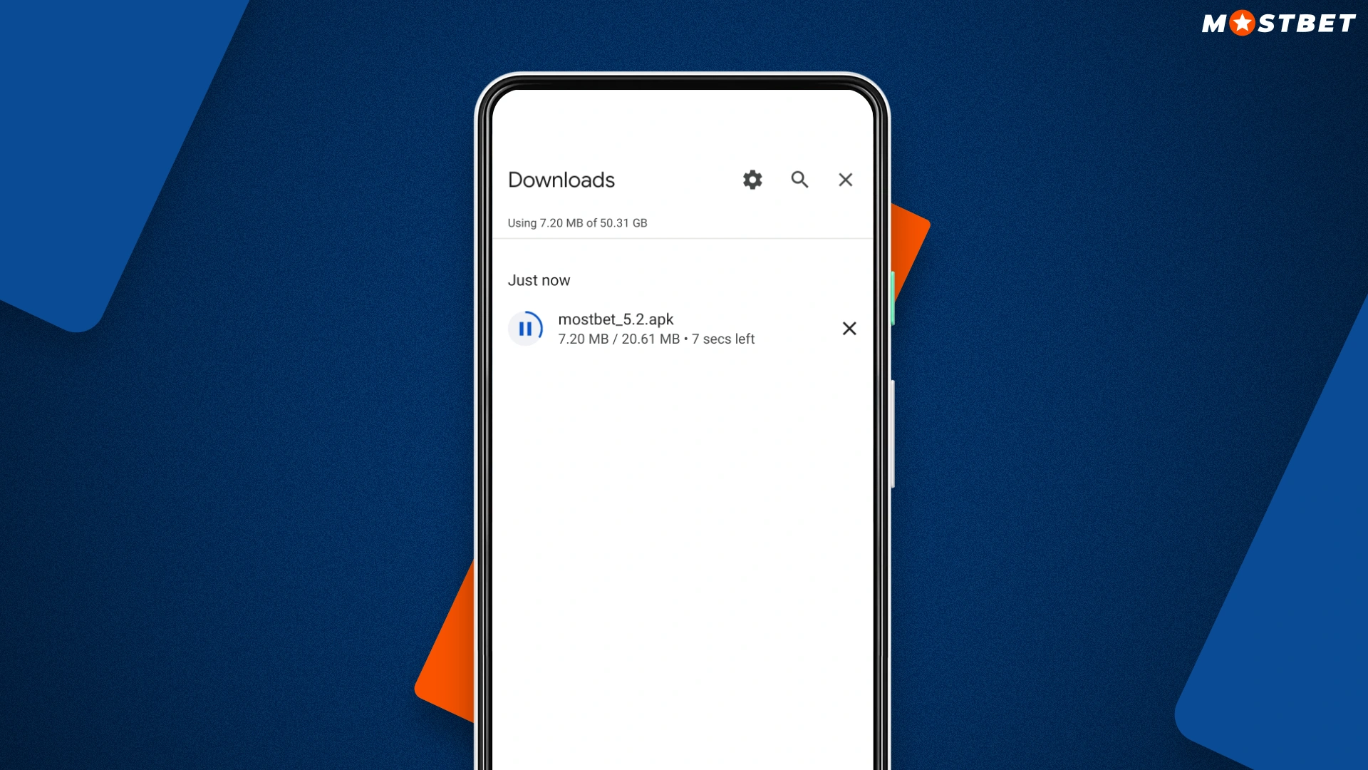 Mostbet APK indirme süreci