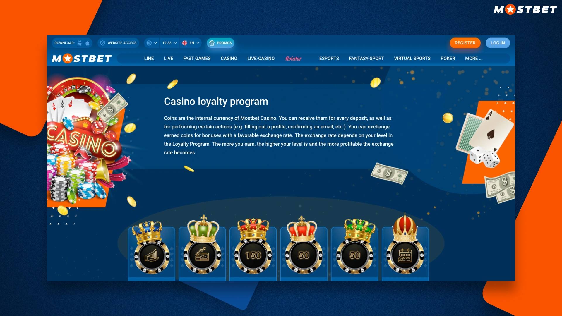 Mostbet sadakat programı hakkında her şey