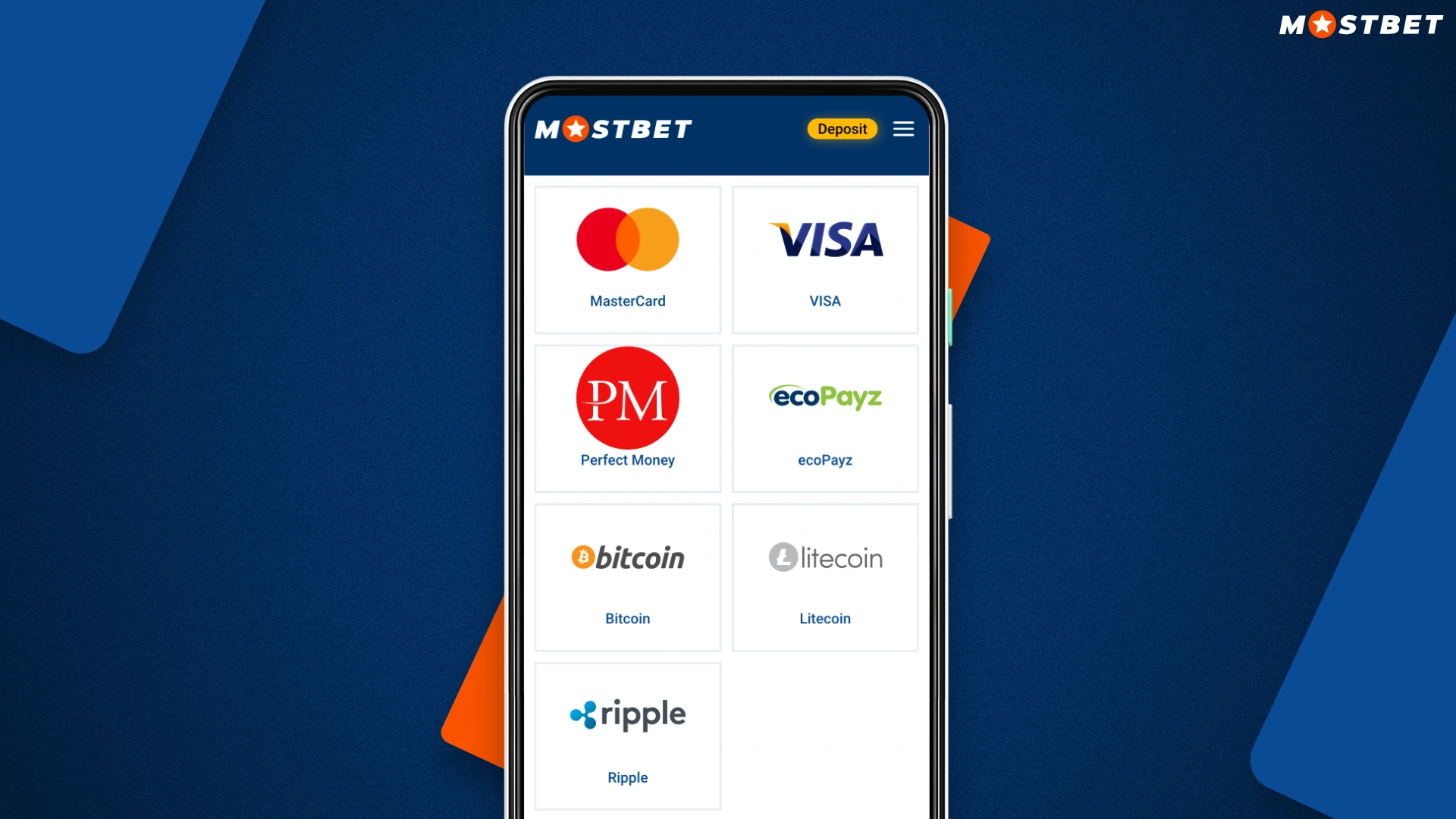 Способы выплаты выигрышей в Mostbet